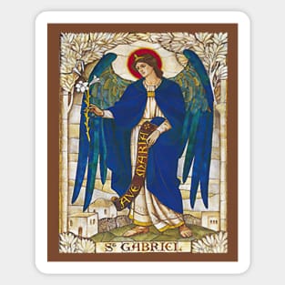 St Gabriel Angel Catholic Saint Archangel Sticker